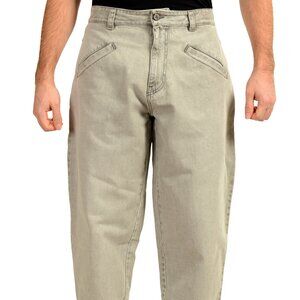 Scuderia Ferrari Men's Gray Light Denim 5 Pocket Jeans US 30 IT 46